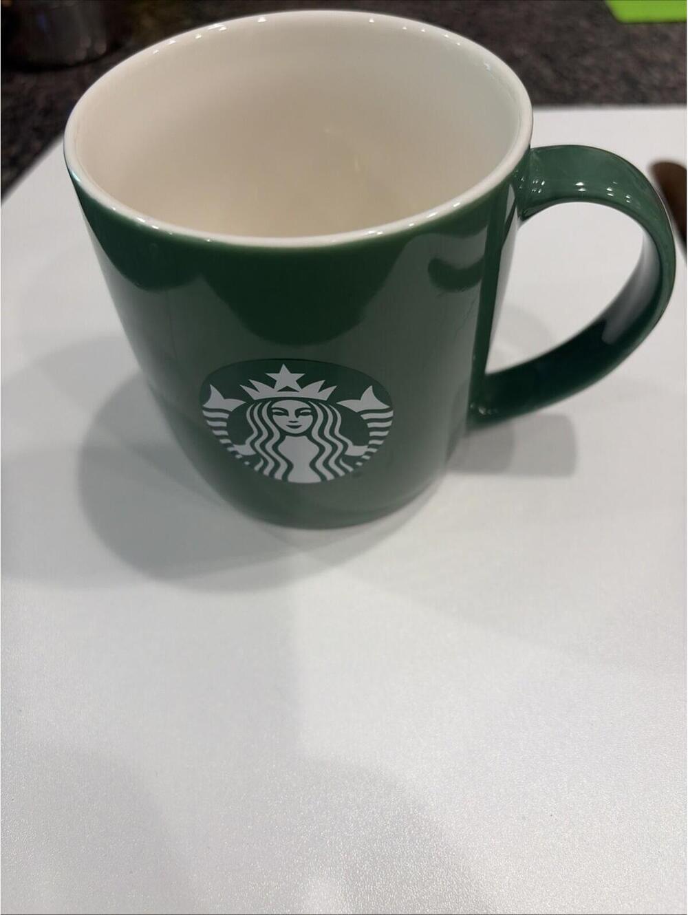 Green Coffee STARBUCKS Mug - 2021 - Classic Mermaid Logo - 11 Oz
